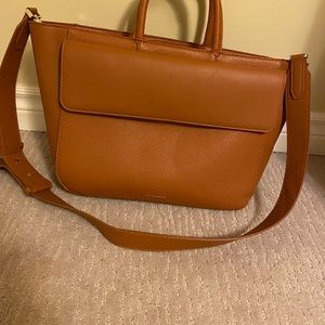 Love and Lore Brand from Chapters Indigo Like New Camel Leather tote